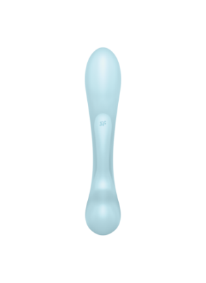 2 en 1 Rabbit point G avec stimulateur de clitoris et Wand Bleu USB Triple Oh Satisfyer - CC597813